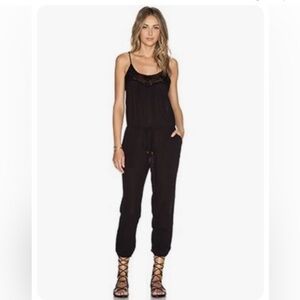 Ulla Johnson Valencia Gauze Jumpsuit Black Sz 6